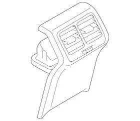 5gm-864-298-a-za2 Volkswagen Genuine Rear Trim