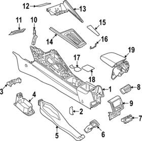Volkswagen 5h1-863-487-a-1qb Genuine Front Cover