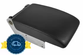 5m0864207 Volkswagen 2009-2017 Tiguan Center Console Black Leather Sliding Armrest Lid Oem
