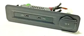 5na-035-736 Volkswagen 2020-2024 Atlas Center Console Usb Adapter Port Power Outlet Oem