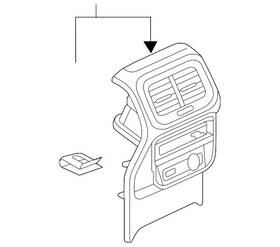 Volkswagen 5nn-864-298-h-82v Genuine Rear Trim