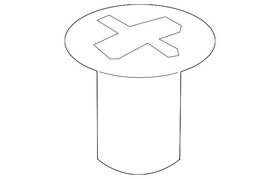 Volkswagen 7b0-863-119-a-es3 Genuine Carpet Plug