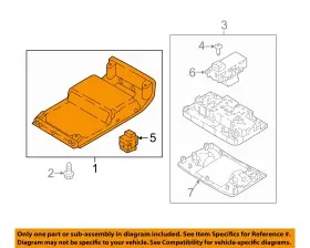 5nn86759182v Volkswagen Oem 18-24 Taos Tiguan Console Overhead Console-console