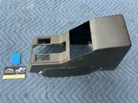 1224102 Volvo 1986-1993 240 244 245 Center Console Trim Black With Heated Seat Oem #4041em