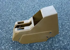 1373617 Volvo 240 Center Console Parking Brake Cover Beige/tan - Original