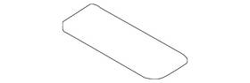 Volvo 31389183 Genuine Rear Trim Mat