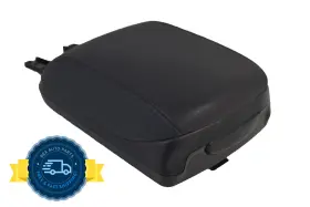 39994272 Volvo 2004-2007 S40 V50 Center Console Black Leather Armrest Lid Assembly Oem