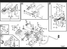 Volvo Construction 17270251 Arm Rest Genuine Oem