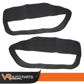 Zp-02itg1501abk Vr Auto Parts Door Panel Insert Cards Fit For Ford Mustang 2005-09 Leather Cover Kit Black 2pc
