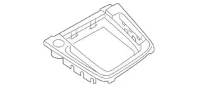 5gm-864-263-b-dqh Vw Genuine Volkswagen 2015-2017 Golf Alltrack Switch Bezel