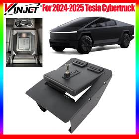 Winjet Nct01p101-bx Center Console Gun Safe Compatible With 2024 Tesla Cybertruck Accessories Consol