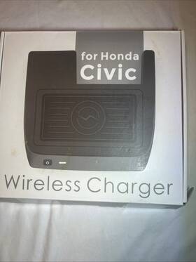 Wostoke Kf-a1344 Wireless Car Charger 5w-15w For Honda Civic 2016-21 Phone Fast Charging Pad