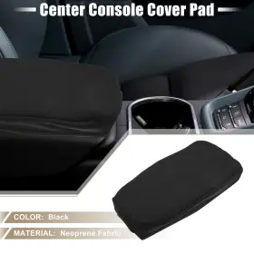 X Autohaux 766549088328 Car Center Console Armrest Protect Cover Pad For Toyota Rav4 2019-2023 Black