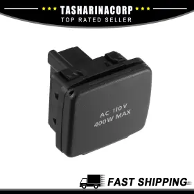 Fl3z-19n236-a X Autohaux Piece Of 1 Center Console Rear Power Outlet Plug 110v 400w Fit For Ford F-150