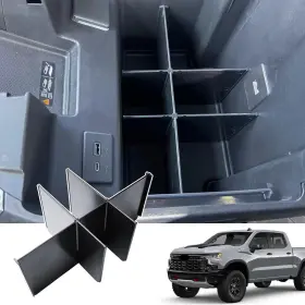 Xk044-pi X-tker Center Console Organizer Compatible With 2022 2023-2025 Chevy Silverado/gmc
