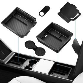 Xintuo Tt01 5pcs Center Console Organizer Tray For Tesla Model Y - Storage Accessories