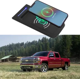 20231031002 Xipex For 2007-2014 Chevy Silverado Car Wireless Charger Tray Pad