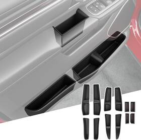 Xipex Fm250604yk2 Door Side Storage Box Phone Pocket Insert Organizer For 2019-2025 Dodge Ram 1500