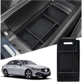 Jwr6cw Xtech Center Console Armrest Box Storage Drawer Case For Mercedes-benz C-class W206