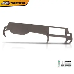 Yel023267 Yellowspeed Dashboard Cover Brown Fit For 2007-2013 Chevy Silverado Ls Lt Wt Sierra Sl Sle