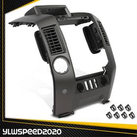 Ylwspeed20 V-02itm1601egy Dash Center Console Panel Lid Gray With Speaker Fit For Armada Pathfinder Titan