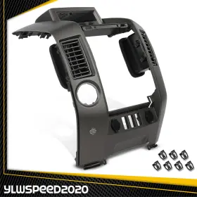 V-02itm1601egy Ylwspeed20 Dash Center Console Panel Lid Gray With Speaker Fit For Armada Pathfinder Titan