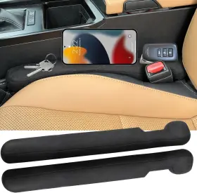 Tc-001 Ylxgt Car Seat Gap Filler Universal For Suv Drivers Passenger Fabric Black