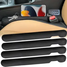 Tc003 Ylxgt Car Seat Gap Filler Driver&apos S Passenger Fabric 4pcs Black