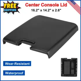 Lfccl004-lyf Youxmoto Center Console Lid 07-14 Fit For Chevy Silverado 1500 2500hd 3500 Black