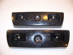 1970 71 Plymouth Valiant Black Arm Rest Bases #2789676 Dodge Dart Body Mopar Used. Price: $60.01.