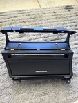 Black Radio Mounting Bracket BMW-51168268892 E46 3 Series Door Used. Price: $130.00.