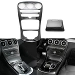 For Mercedes Class W205 Carbon Fiber Style Console Gear Shift Frame Panel Trim New. Price: $59.98.