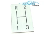1964-1967 65 66 C2 Corvette Speed Shift Indicator Plate Gm# 3848292 New. Price: $13.00.