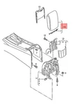 New Audi Q5 8RB Armrest Leatherette Soul Black 8R0864207G38M 09-16 Original. Price: $175.57.