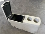 2011-2017 Nissan Quest Rear Center Console Beidge Oem Used. Price: $95.00.
