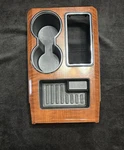 09-14 Ford F-150 Center Console Shifter Cup Holder Trim Bezel Camel Color Oem Used. Price: $74.95.
