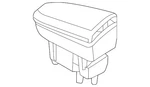 Genuine Mercedes-benz Console Armrest 172-680-06-19-9H15 New. Price: $161.10.