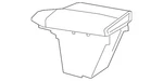 Genuine Mercedes-benz Console Armrest 166-680-43-03-7J20 New. Price: $886.50.