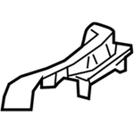 New Genuine Mercedes-benz Covering Panel 2056803811 / 205-680-38-11 Oem. Price: $95.70.