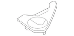 Genuine Volkswagen Gear Indicator Trim 5NN-864-148-B-1QB New. Price: $6.35.