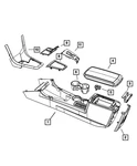 Genuine Mopar Floor Console 1GP622DVAA New. Price: $36.75.