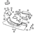 Genuine Mopar Console End Cap 1UU39HL1AA New. Price: $12.95.