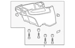 Genuine Honda Console Assembly 83414-TK8-A03ZB New. Price: $207.91.