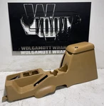 97-06 Jeep Tj Wrangler 1 Piece Full Center Console Coin Storage Lid Saddle Tan Used. Price: $323.70.