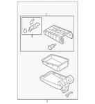 Genuine Audi Armrest Base 4G0-864-208-K-4PK New. Price: $397.57.