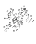 Genuine Mopar Floor Console Base 7JD64WA6AA New. Price: $143.10.
