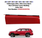 Oem 2018-2025 Volkswagen Atlas Left Rear Door Lower Molding Red 3CN854949NYEQ Used. Price: $50.00.