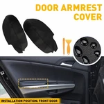 Fits For 2009-2014 Acura Tsx Leather Front Door Panels Armrest Two Covers Black New. Price: $13.29.