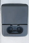 99-10 Ford F250 F350 Center Console Jump Seat Storage Armrest Gray Cup Holder Used. Price: $299.99.