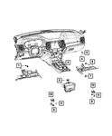 Genuine Mopar Gear Shift Indicator Bezel 5VK201ULAE New. Price: $598.83.